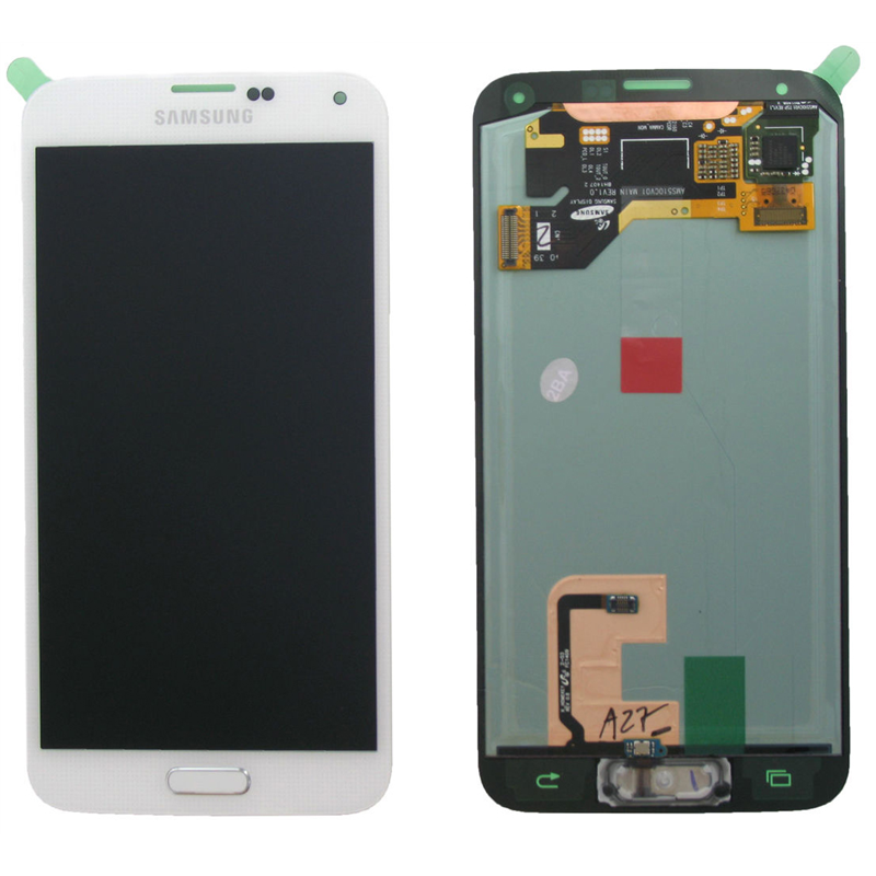 orm Modstand symptom Display LCD Touch Screen Originale Galaxy S5 / S5 Plus (SM-G900 / SM-G901)  Bianco